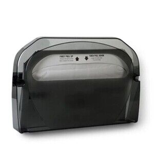 Wausau Paper/Tork Toilet Seat Cover Dispenser Silhouette 1951001 Black Translcnt